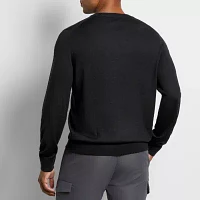 Van Heusen Mens Crew Neck Long Sleeve Pullover Sweater