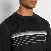 Van Heusen Mens Crew Neck Long Sleeve Pullover Sweater