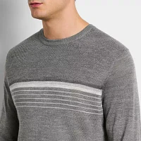 Van Heusen Mens Crew Neck Long Sleeve Pullover Sweater