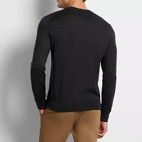 Van Heusen Mens V Neck Long Sleeve Pullover Sweater