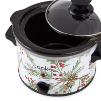 Cooks 1.5-Quart Holly Berry Slow Cooker