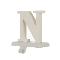 Glitzhome 5.91" NOEL Stocking Holder Set