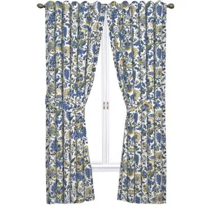 Waverly Imperial Dress Light-Filtering Rod Pocket Single Curtain Panel