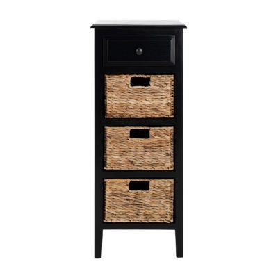 Michaela 4-Drawer Storage End Table