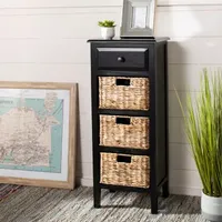 Michaela 4-Drawer Storage End Table