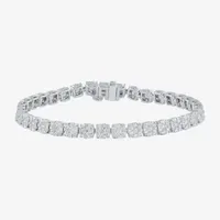 H-I / I1) CT. T.W. Lab Grown White Diamond 10K Gold Inch Tennis Bracelet