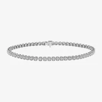 H-I / I1) CT. T.W. Lab Grown White Diamond 10K Gold Inch Tennis Bracelet