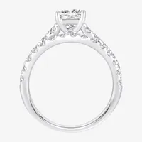 (H-I / SI1-SI2) Signature By Modern Bride Womens 2 CT.TW Lab Grown White Diamond 14K Gold Side Stone Bridal Set