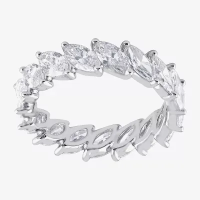 (G / Vs2) 3 CT. T.W. Lab Grown White Diamond 14K White Gold Anniversary Eternity Band