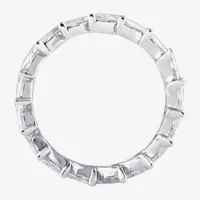 (G / Vs2) 3 CT. T.W. Lab Grown White Diamond 14K White Gold Anniversary Eternity Band