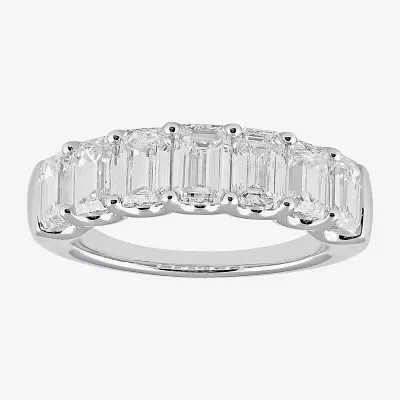 7-Stone (G / Vs2) 3 CT. T.W. Lab Grown White Diamond 14K Gold Anniversary Wedding Band