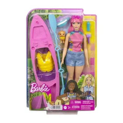 Barbie It Takes Two "Daisy" Camping Playset With Puppy