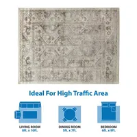 Madison Park Mila Geometric Machine Woven Skid Resistant Indoor Rectangular Area Rug