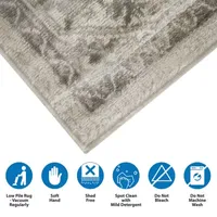 Madison Park Mila Geometric Machine Woven Skid Resistant Indoor Rectangular Area Rug