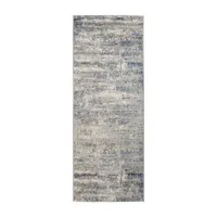 Madison Park Marie 2'7"x7' Soft Textural Abstract Machine Woven Skid Resistant Indoor Rectangular Runner