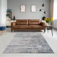 Madison Park Marie 4'x6' Soft Textural Abstract Machine Woven Skid Resistant Indoor Rectangular Accent Rug
