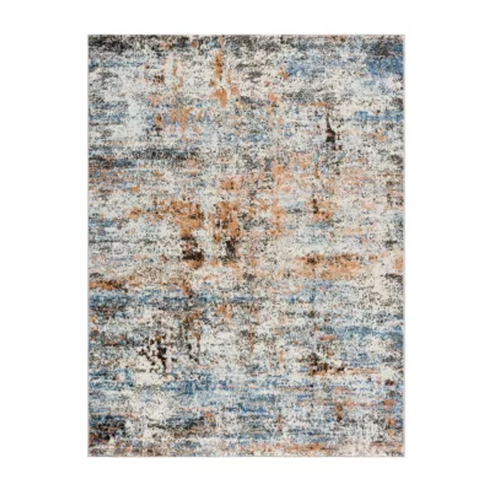 Madison Park Amelia Abstract Machine Woven Skid Resistant Indoor Rectangular Area Rug