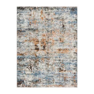 Madison Park Amelia Abstract Machine Woven Skid Resistant Indoor Rectangular Area Rug