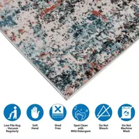 Madison Park Amelia Abstract Machine Woven Skid Resistant Indoor Rectangular Area Rug