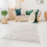 Madison Park Sophia Talas Shag Diamond Machine Woven Skid Resistant Indoor Rectangular Area Rug