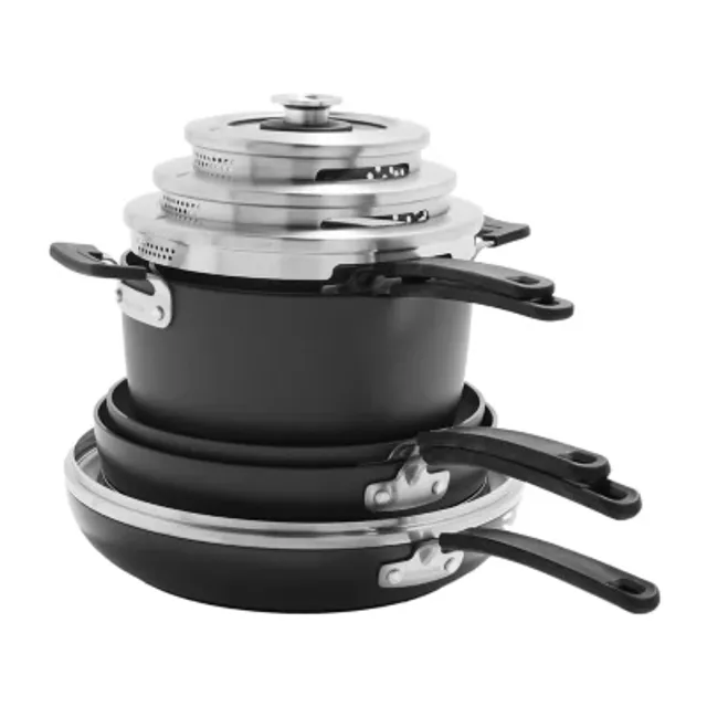 GreenPan Levels 11-Pc. Stainless Steel Stackable Ceramic Nonstick