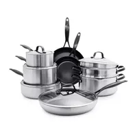 GreenPan Venice Pro Noir Stainless Steel 13-pc. Cookware Set