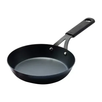 OXO Black Steel 8" Frying Pan with Silicone Sleeve