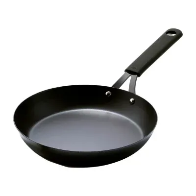 OXO Black Steel 10" Frying Pan with Silicone Sleeve