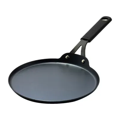 OXO Black Steel 10" Crepe Pan with Silicone Sleeve