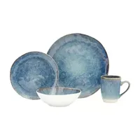 Baum Nimbus Blue 16-pc. Ceramic Dinnerware Set