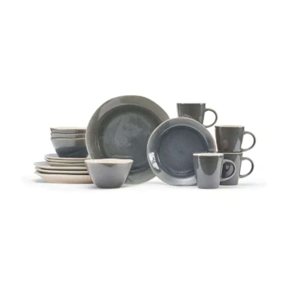 Baum Norte Grey 16-pc. Ceramic Dinnerware Set