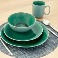 Baum Imperial Green 16-pc. Ceramic Dinnerware Set