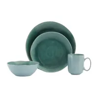 Baum Imperial Green 16-pc. Ceramic Dinnerware Set