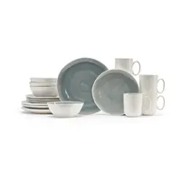 Baum Harmony Grey 16-pc. Ceramic Dinnerware Set