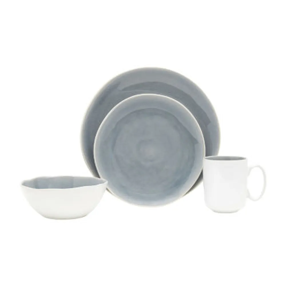 Baum Harmony Grey 16-pc. Ceramic Dinnerware Set