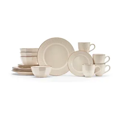 Baum Wrenna Ivory 16-pc. Ceramic Dinnerware Set