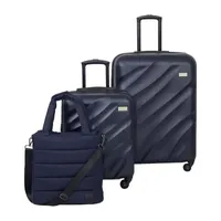 Geoffrey Beene Puffer -pc. Hardside Luggage Set