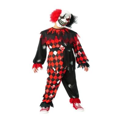 Scary Clown Boys Costume