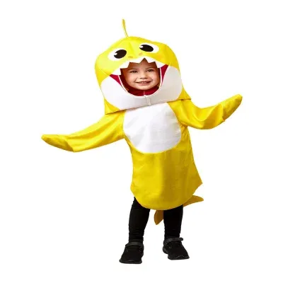 Toddler Unisex Yellow Baby Shark 2-pc. Costume