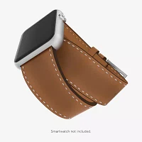 Itouch Air 4 Band Unisex Adult Brown Leather Watch Band Jmta4-Strap-S28