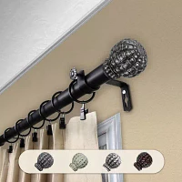 Rod Desyne Pod 1" Adjustable Curtain