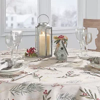 Elrene Home Fashions Holiday Trimmings Tablecloth