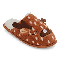 North Pole Trading Co. Reindeer Family Unisex Kid Slip-On Slippers