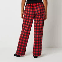 Sleep Chic Womens Pajama Fleece Pants With Socks