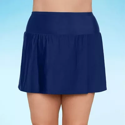 Liz Claiborne Womens Swim Skirt Plus