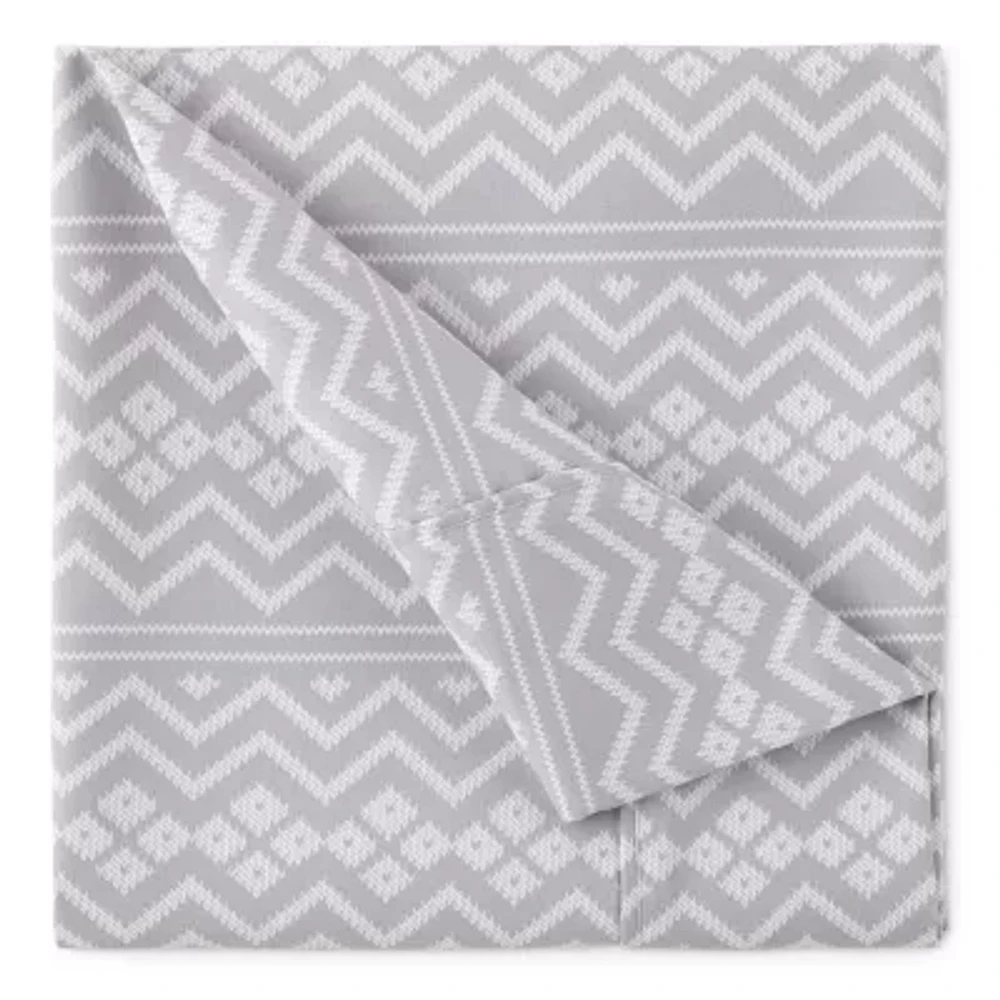Home Expressions Cozy Microfiber Flannel Sheet Set