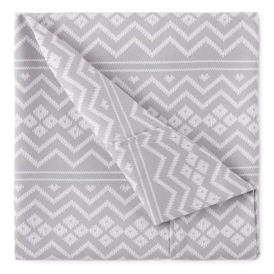 Home Expressions Cozy Microfiber Flannel Sheet Set