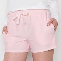Jaclyn 2pk Womens Knit 2-pc. Pajama Shorts