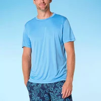 St. John's Bay Mens Short Sleeve Swim Shirt