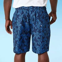 St. John's Bay E-Board Big and Tall Floral Swim Shorts
